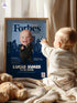Baby Boss Business Poster or Canvas – Custom Photo & Text – Funny CEO Baby Wall Art